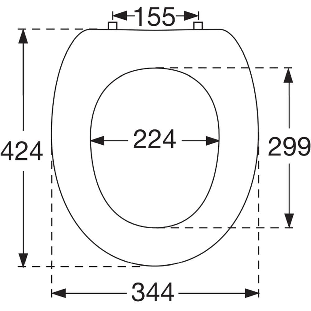 UK Bathroom Store Toilet Seat Villeroy & Boch Amadea Replacement Standard Close Toilet Seat and Cover in White