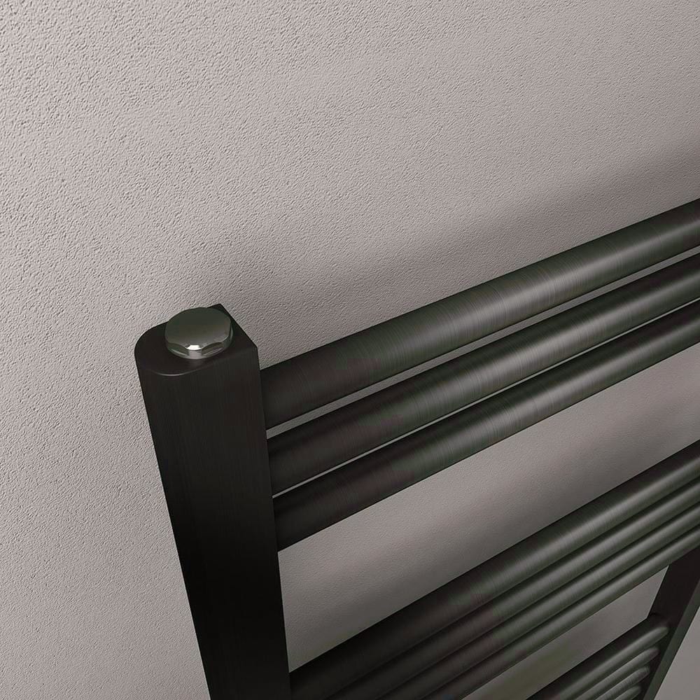 Eastbrook Wendover Straight Heated Towel Rail in Brushed Gunmetal