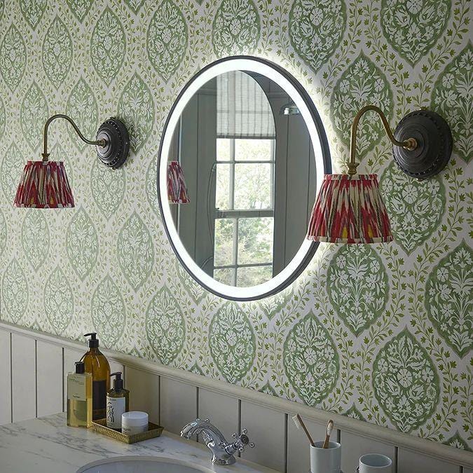 Heritage Illuminated Mirror Heritage Newick Illuminated Circular Mirror with Demister