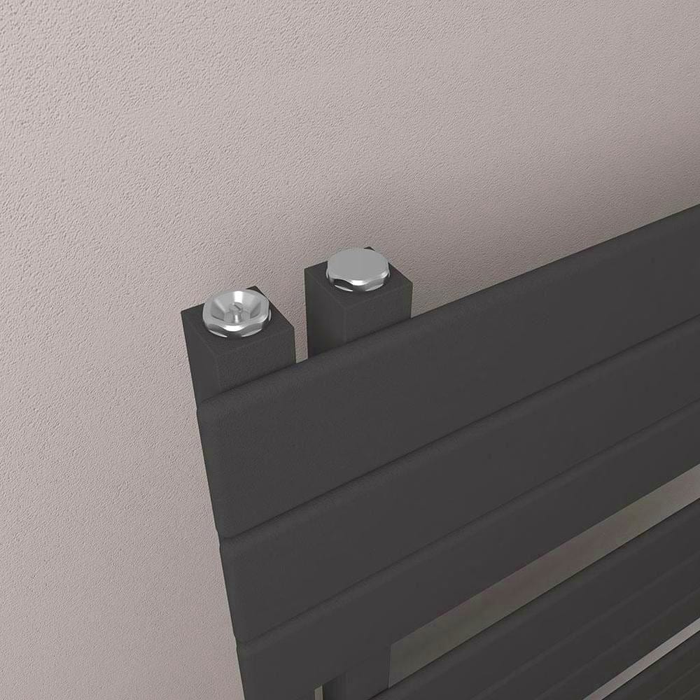 Eastbrook Designer Towel Rail Eastbrook Helmsley Straight Vertical Designer Towel Rail in Matt Black