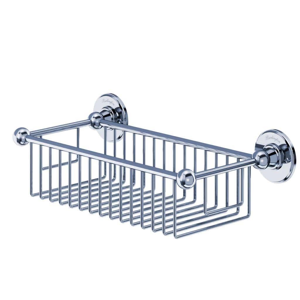 Burlington Basket Burlington Traditional Deep Wire Basket in Chrome