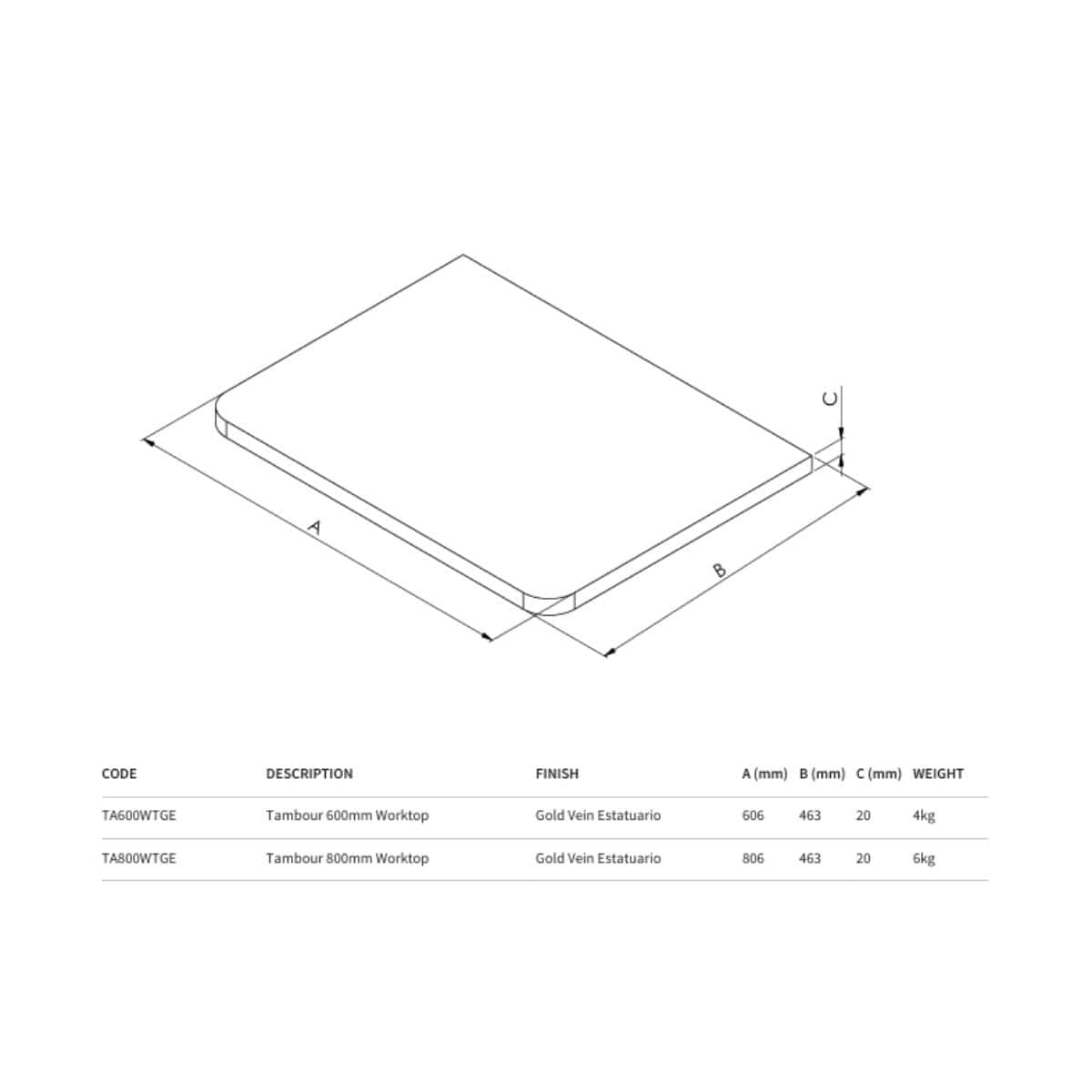 Crosswater Wall Mounted Vanity Unit Crosswater Tambour 800mm Wall Mounted One Drawer Vanity Unit with Basin or Worktop