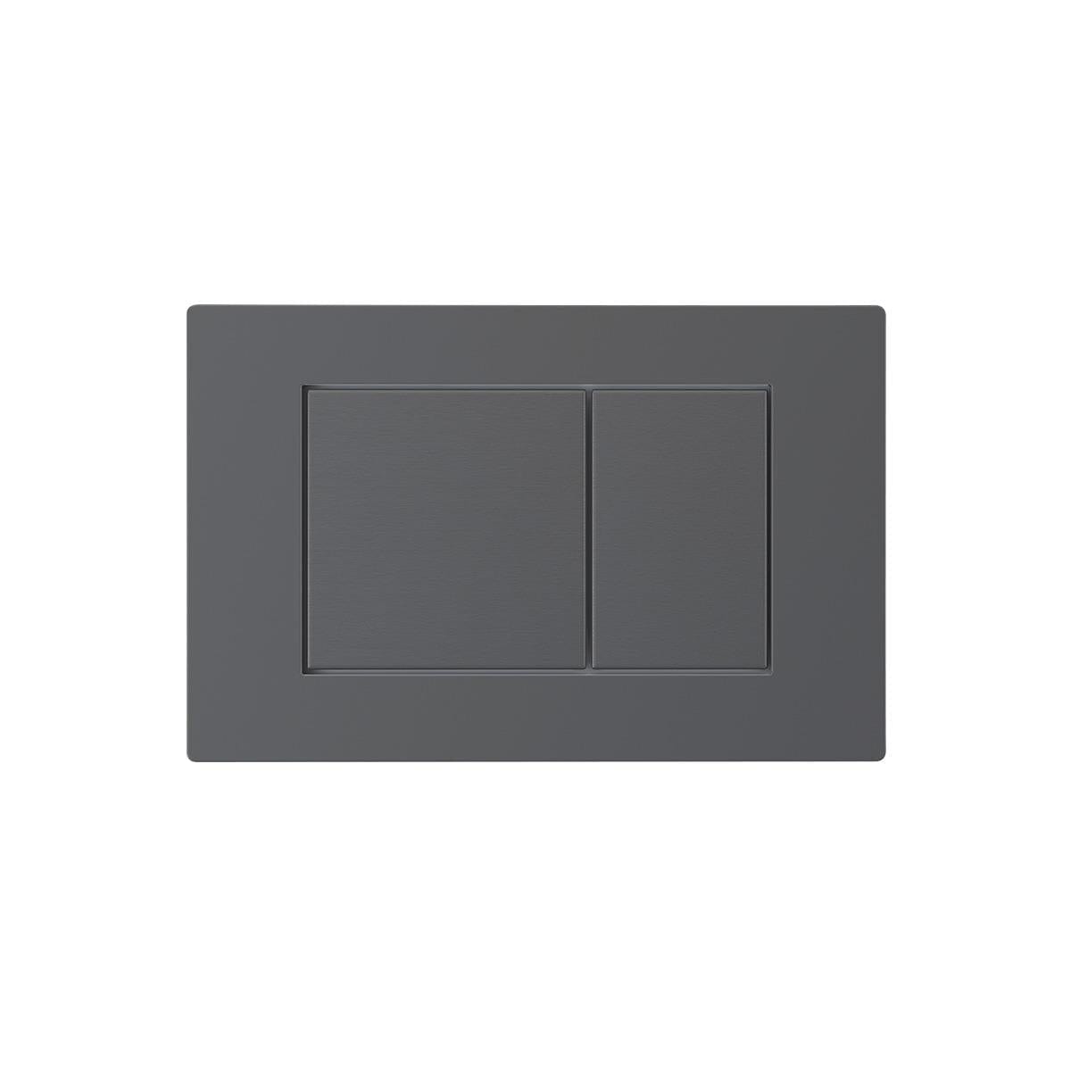 Imex Flush Plate Gunmetal Imex Square Button Stainless Steel Flush Plate (for IMFF01 & IMCC0 Cisterns)