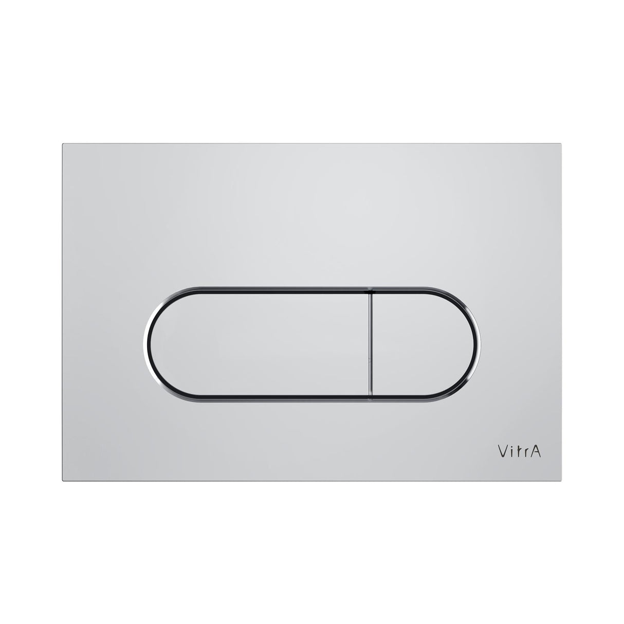 Vitra Flush Plate Chrome VitrA Loop Round Mechanical Flush Plate