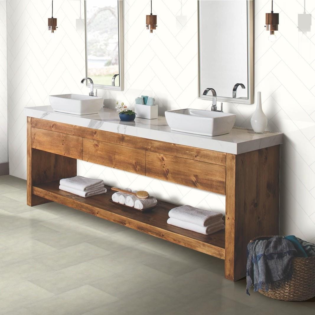 Multipanel Click Flooring Multipanel Click Drop 1.85M² Interlocking Vinyl Floor Tiles Stone Effect - Rimini