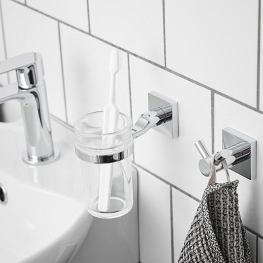 Miller Toothbrush Holder Miller Atlanta Tumbler and Holder in Chrome