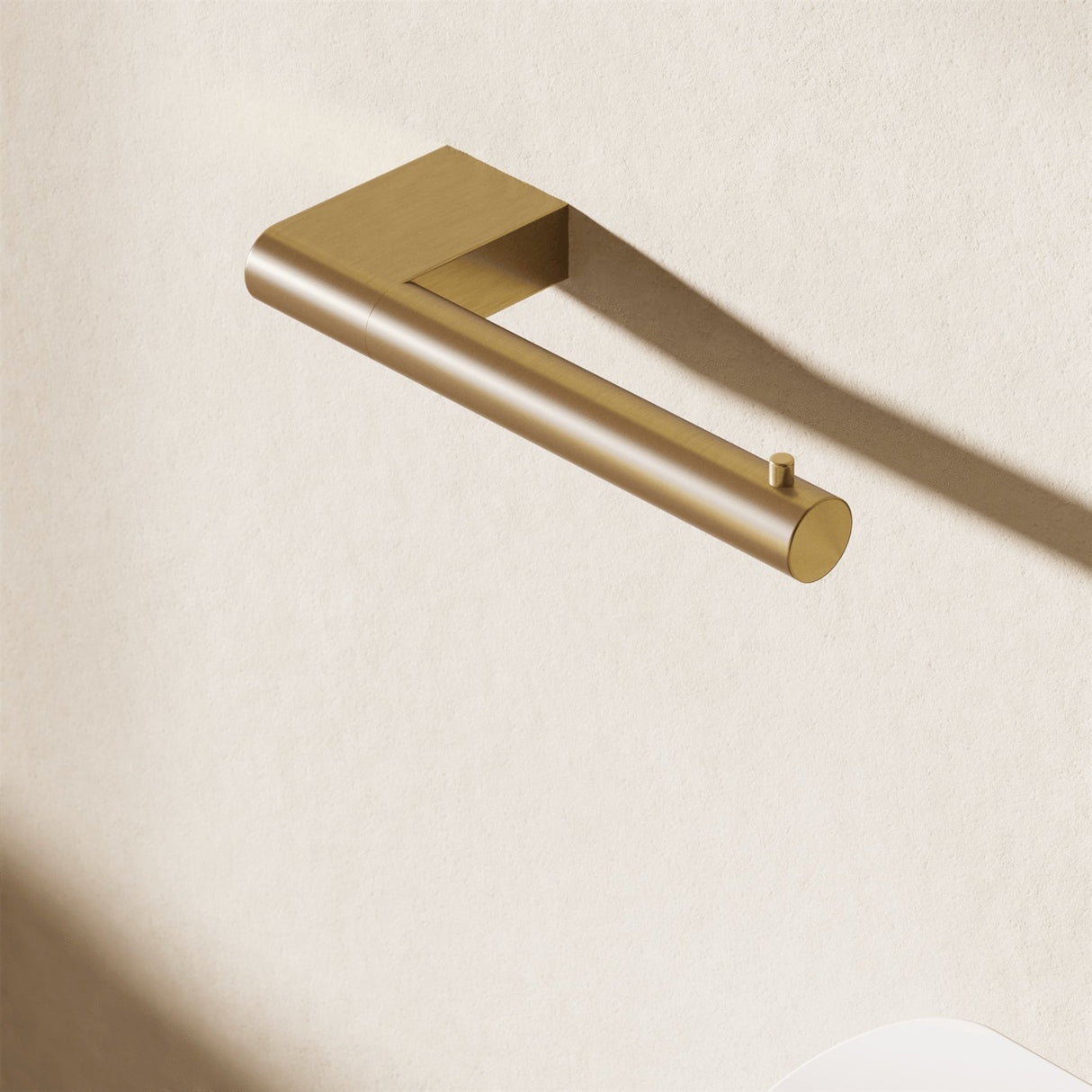 Crosswater Toilet Roll Holder Brushed Brass Crosswater MPRO Toilet Roll Holder
