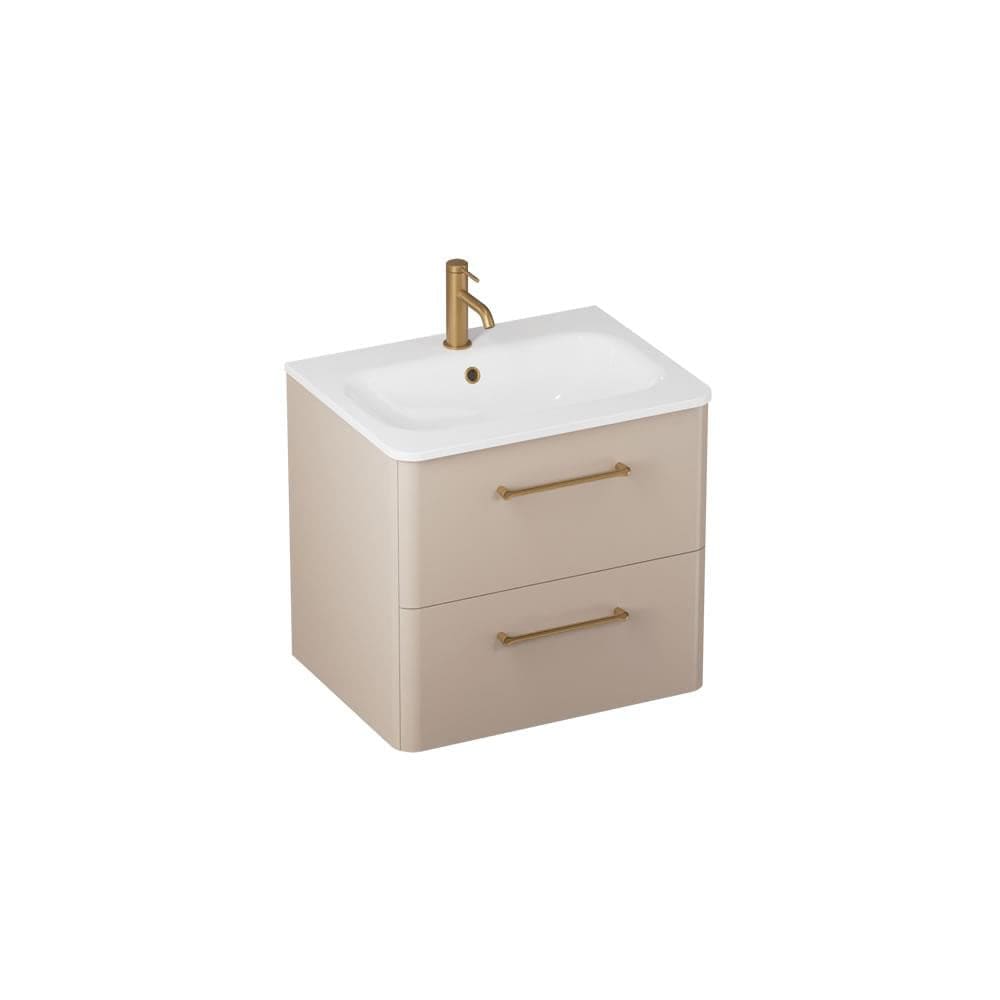 Britton Wall Mounted Vanity Unit Britton Camberwell Wall Mounted 600mm Vanity Unit with Basin or Worktop