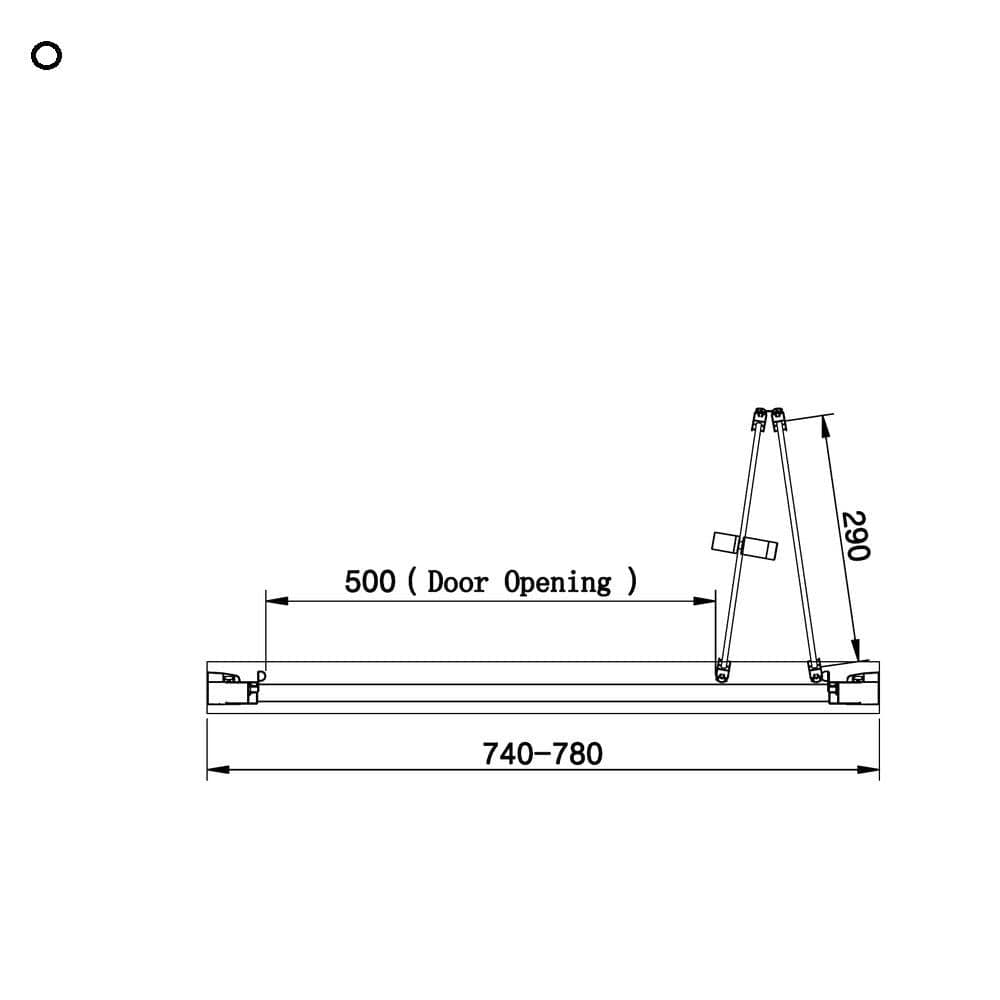 Eastbrook Bi-Fold Shower Door Eastbrook Vantage 2000 Bi-Fold Shower Door