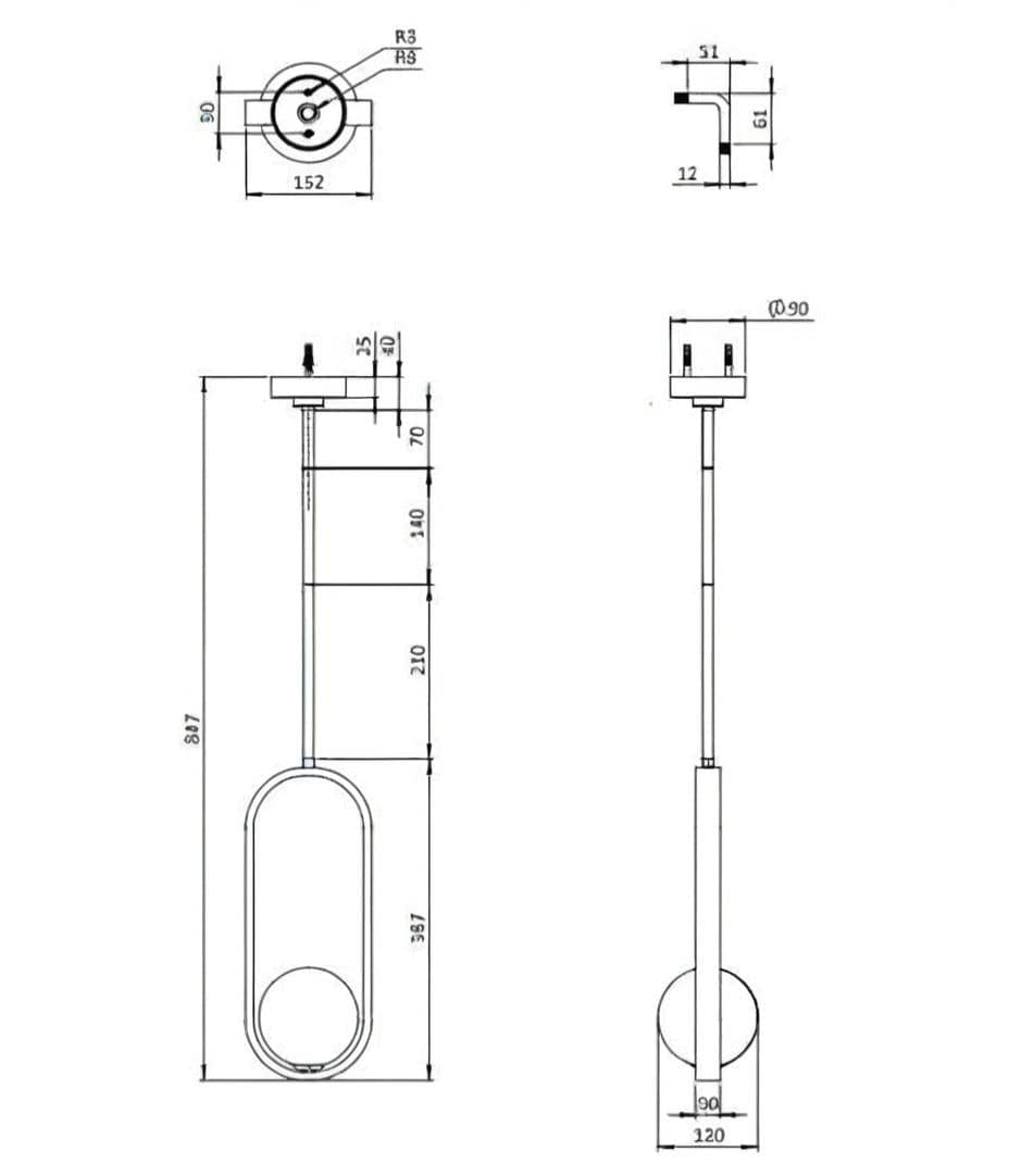 UK Bathroom Store Bathroom Lighting Crosswater Tranquil Pendant Light