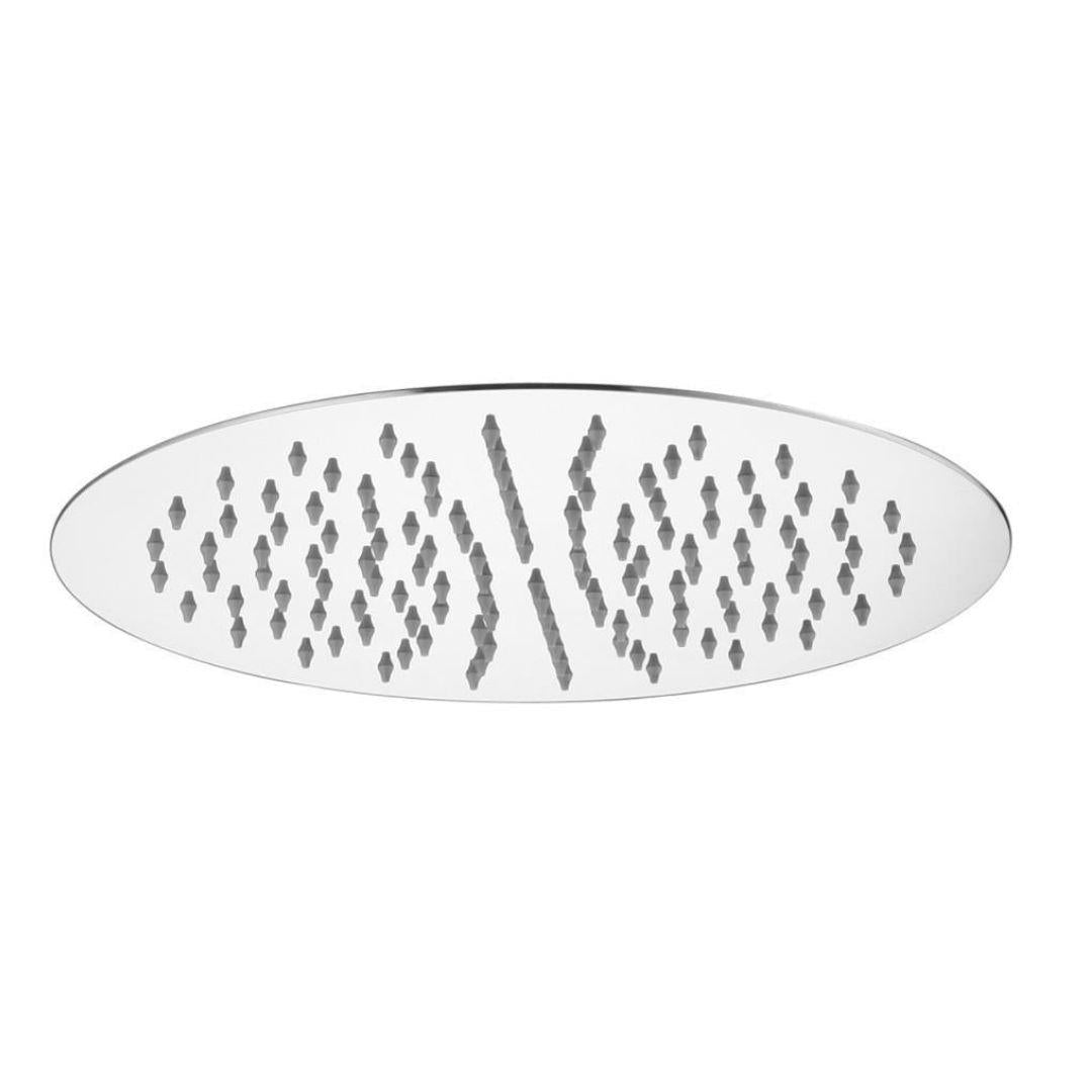 Aquarius RainLux Round 2 Outlet Shower Set with Shower Head and Single Function Handset