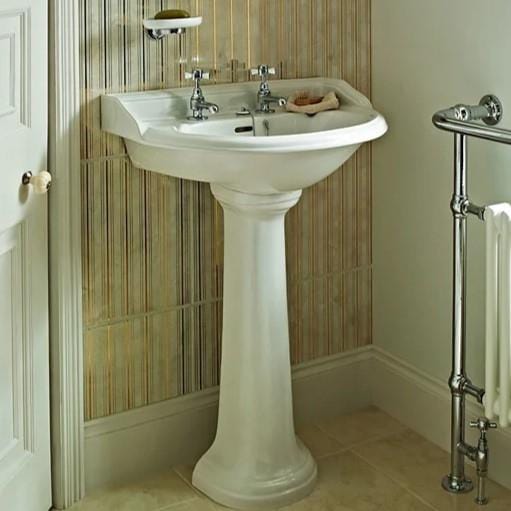 Heritage Pedestal Basin Heritage Dorchester Medium Round Basin with with Pedestal