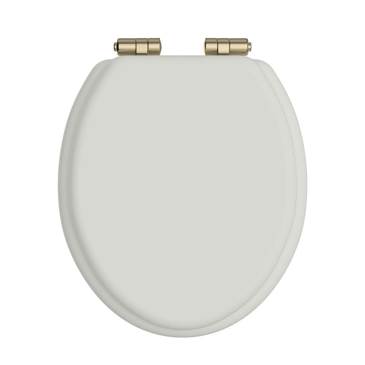 Heritage Toilet Seat Chantilly / Gold Heritage Soft Close Wooden Toilet Seat