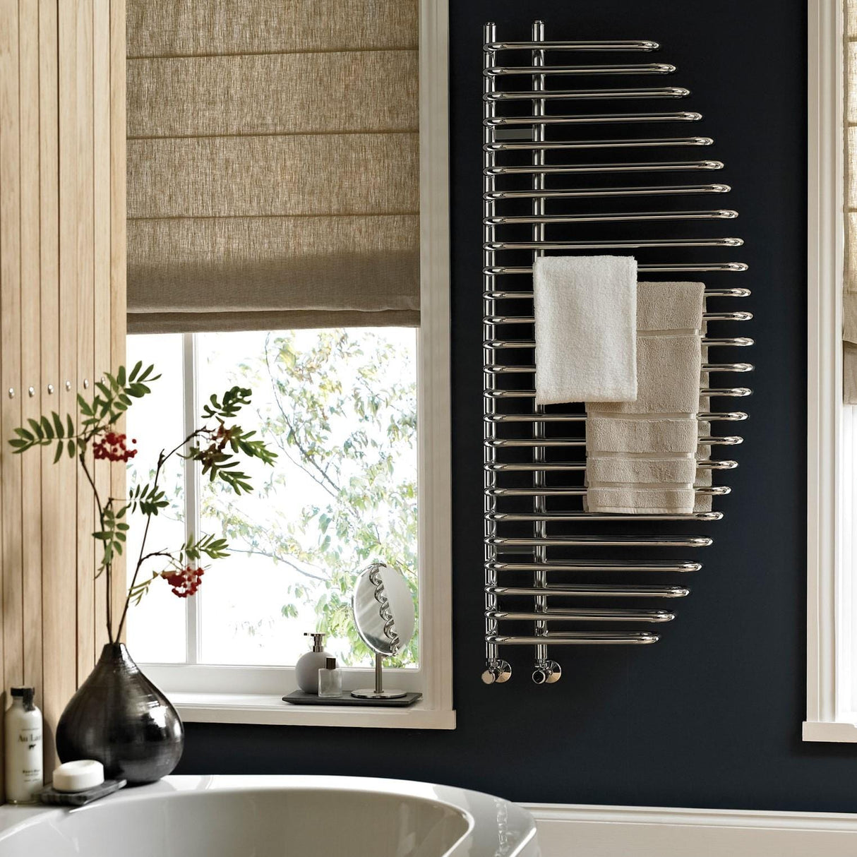 Vogue Designer Towel Radiator Vogue Marine Designer Heated Towel Rail in Chrome
