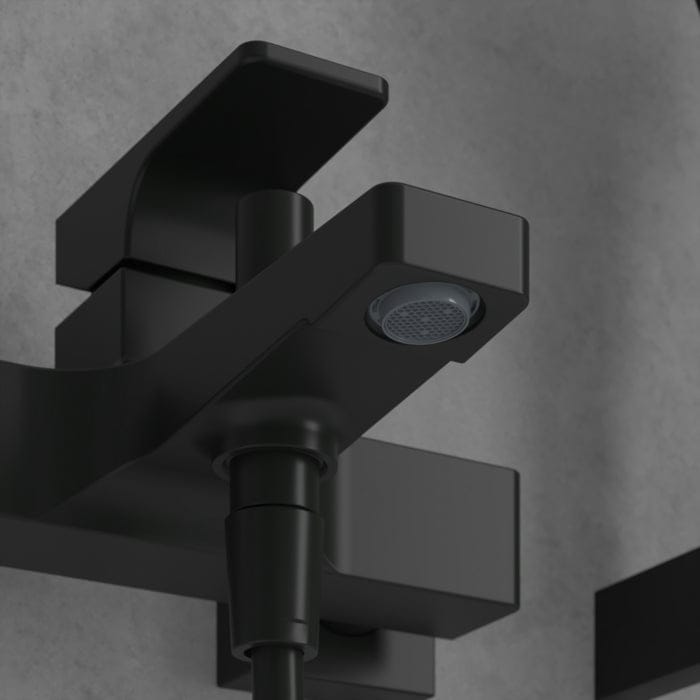 Villeroy & Boch Bath Shower Mixer Villeroy & Boch Architectura Square Wall Mounted Bath and Shower Mixer Tap