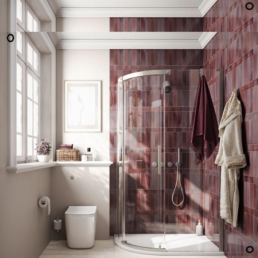 Crosswater Quadrant Shower Enclosure Brushed Stainless Steel / 1200 x 900mm / Left Hand Crosswater Optix Single Door Quadrant Shower Enclosure