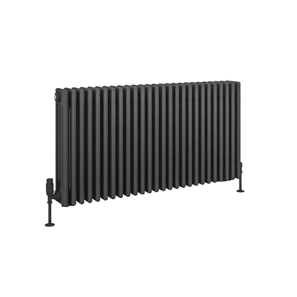 Eastbrook Rivassa Traditional 4 Column Radiator in Matt Anthracite