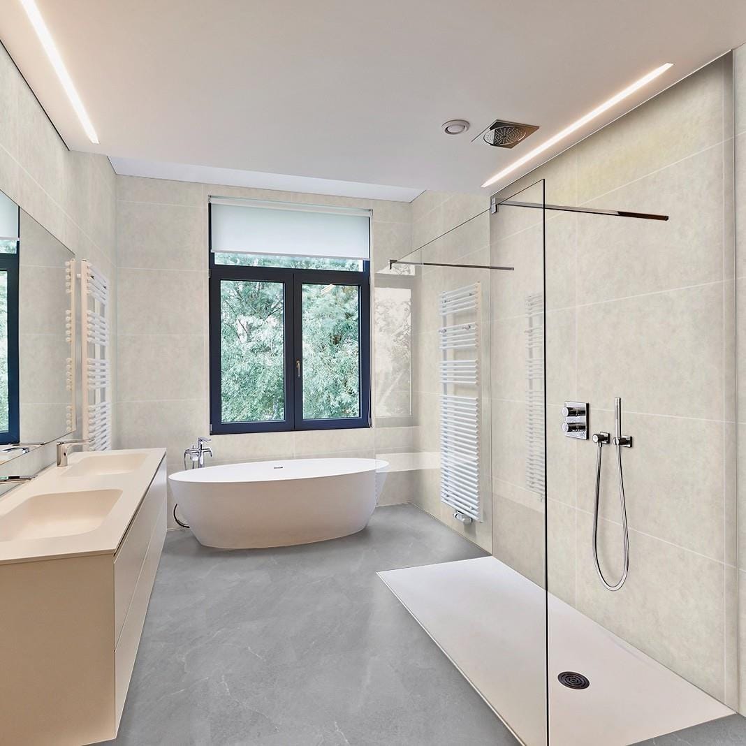 Multipanel Click Flooring Multipanel Click Drop 1.64M² Interlocking Vinyl Floor Tiles with Grout Edge - Monza