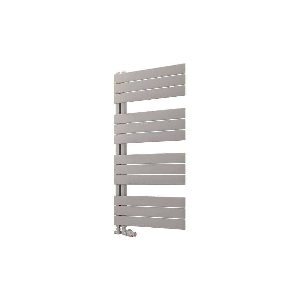 Eastbrook Designer Towel Radiator 1400 x 500 / Dual Fuel Eastbrook Helmsley Straight Vertical Designer Towel Rail in Matt Grey