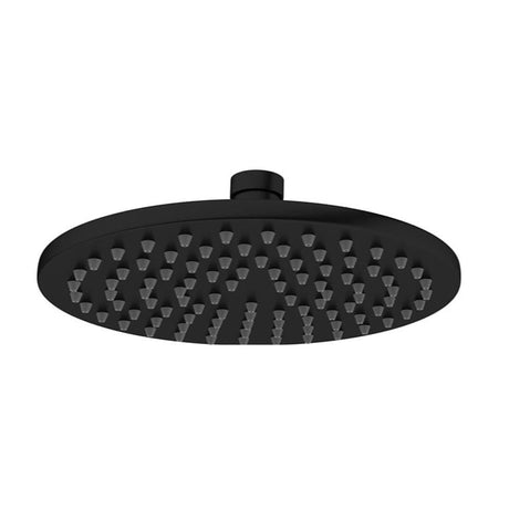 Crosswater Fixed Shower Head Matt Black Crosswater MPRO 200mm Round Fixed Shower Head