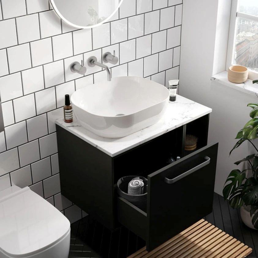 Crosswater Infinity Wall Mounted Vanity Unit with Worktop