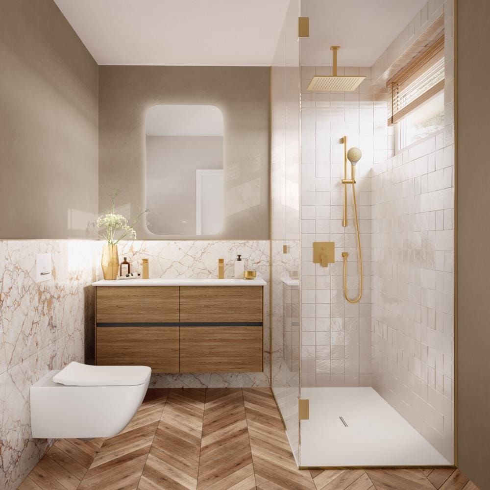 Villeroy & Boch Concealed Shower Valve Villeroy & Boch Subway 3.0 2-Outlet Single Lever Trim Set Mixer