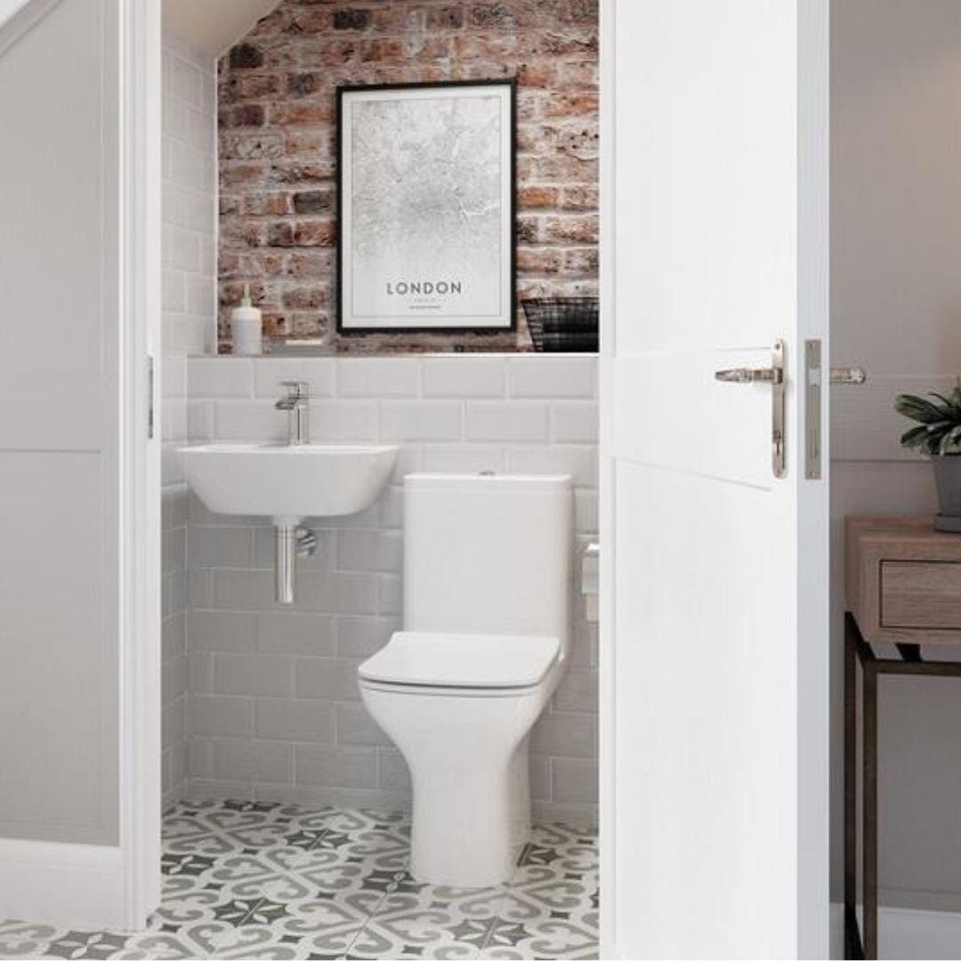 Aquarius Close Coupled Toilet Aquarius Sequoia Close Coupled Fully Shrouded WC Toilet With Slim Soft Close Seat