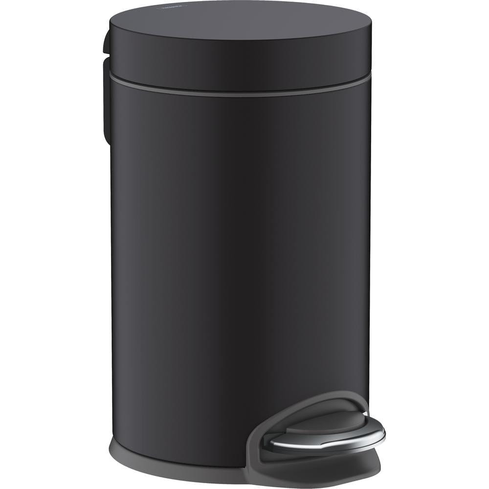 Hansgrohe Bins Matt Black Hansgrohe Addstoris Pedal Bin