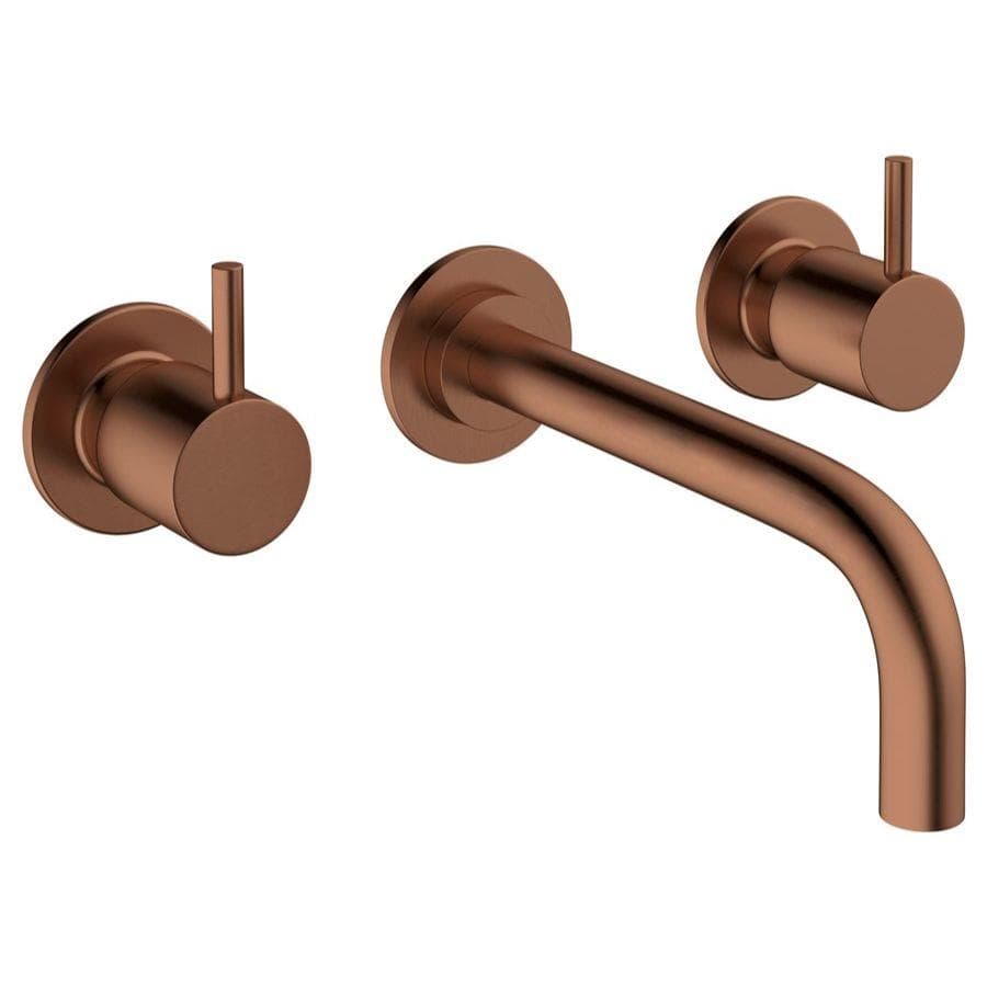 Crosswater Wall Mounted Basin Tap Crosswater MPRO Wall Mounted 3 Hole Basin Mixer Tap