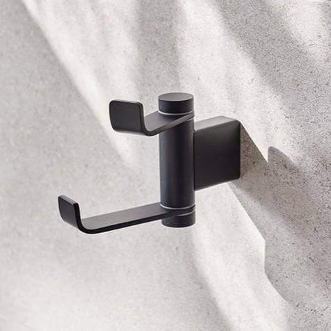 Miller Robe Hook Matt Black Miller Miami Swivel Robe Hook