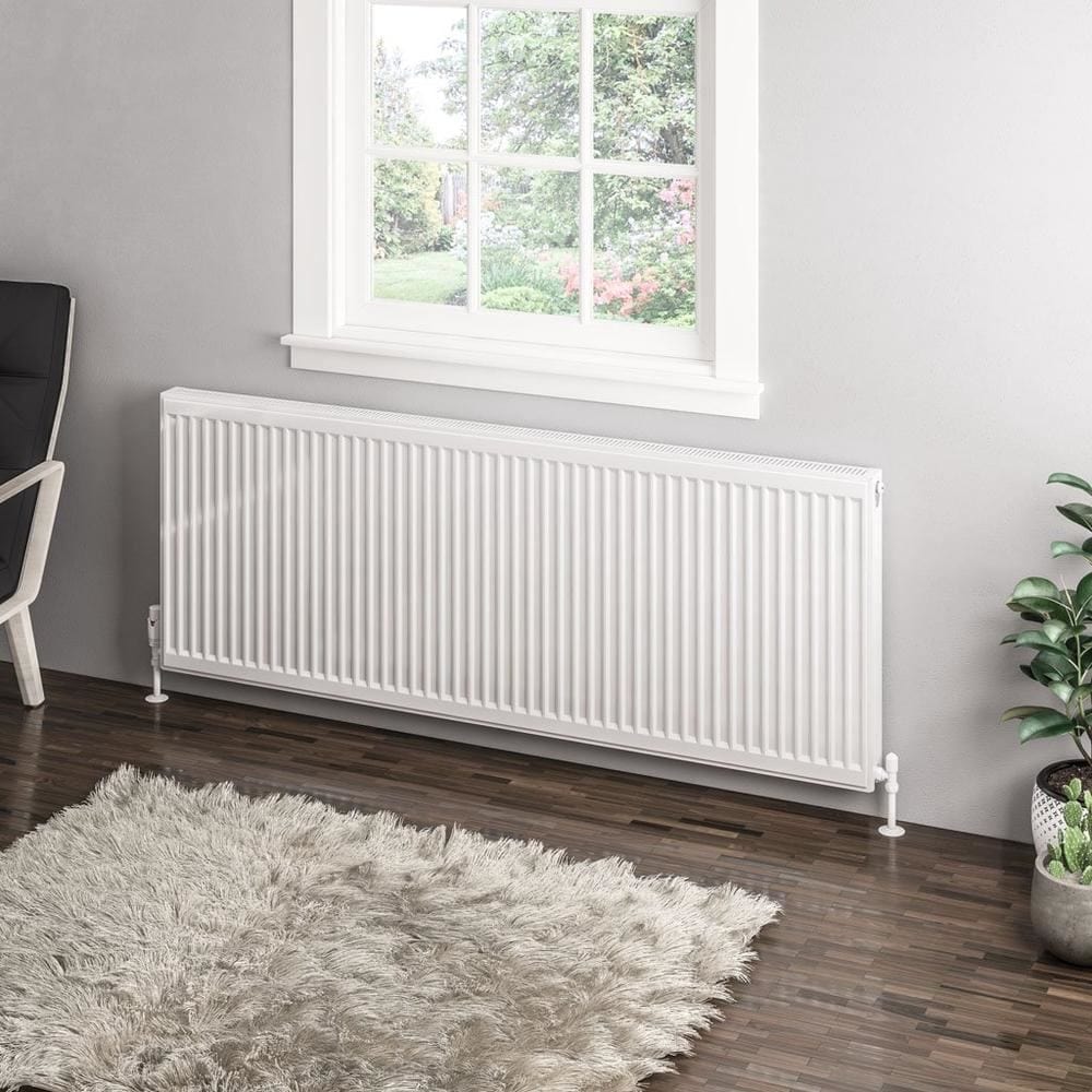 Aquarius Type 11 600 x 1600mm Aquarius Type 11 Compact Panel Radiator In Gloss White