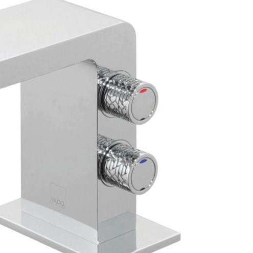 VADO Mono Basin Tap Vado Omika Mini Mono Basin Mixer Tap with Universal Waste in Chrome