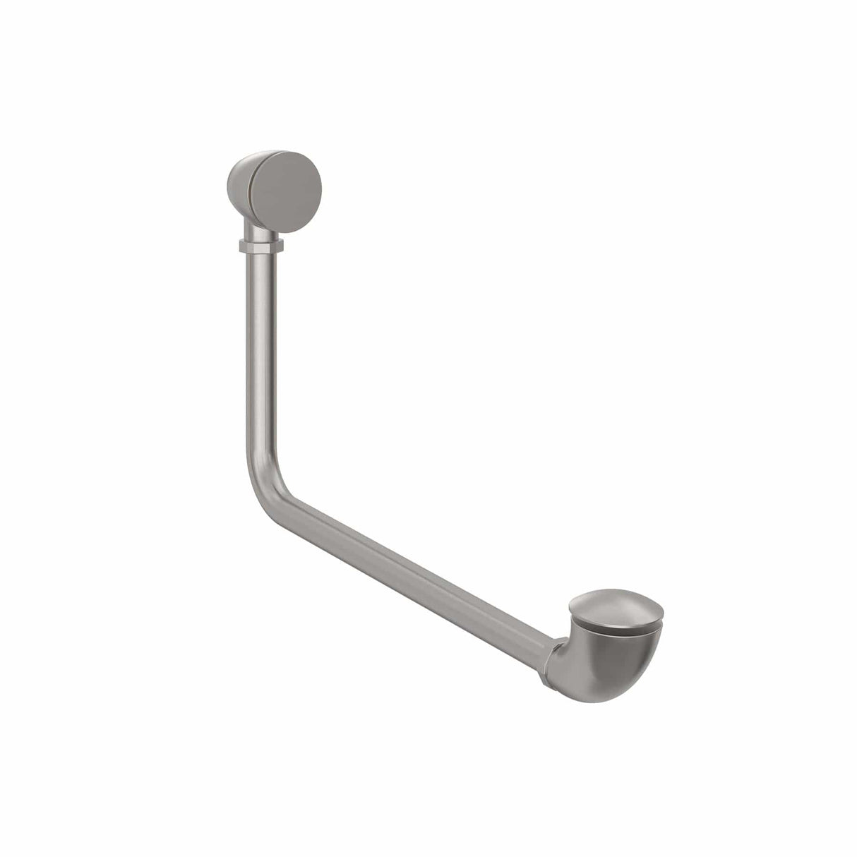 Heritage Exposed Bath Waste Brushed Nickel Heritage Exposed Push Button Bath Waste and Overflow Kit