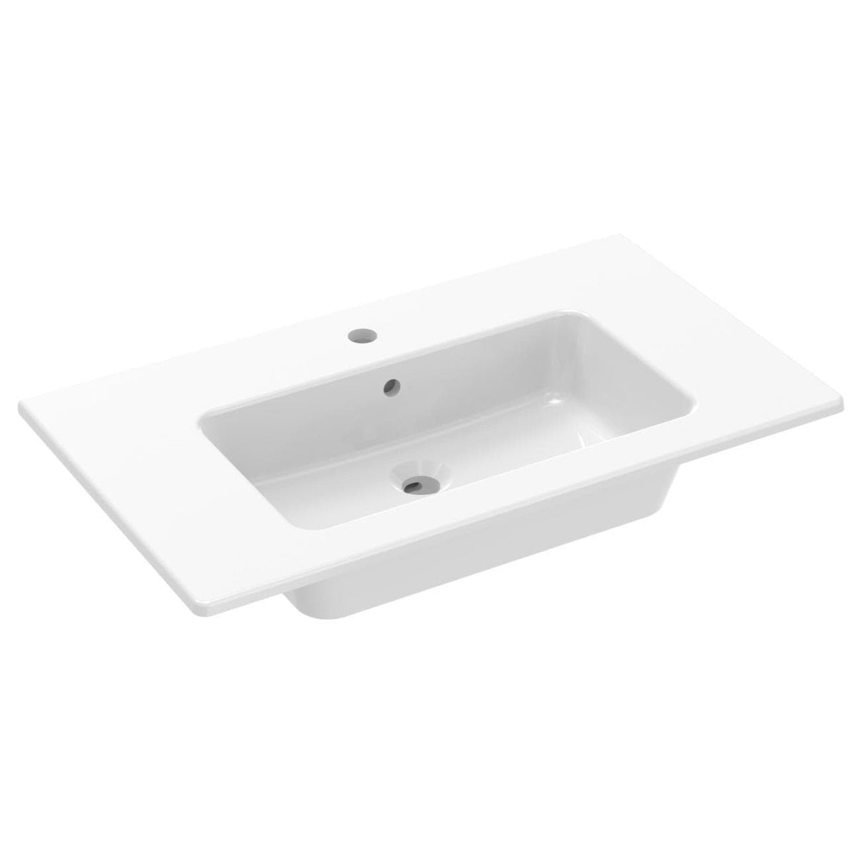 Saneux Wall Mounted Vanity Unit Saneux Monument 800mm Wall Mounted Two Drawer Vanity Unit in Portland Oak with Basin or Worktop