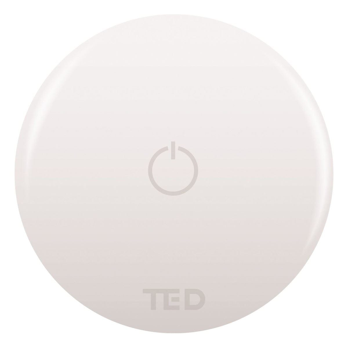 TED Concealed Shower Valve Matt White TED Togo Wall Mounted Wireless Remote Control Button