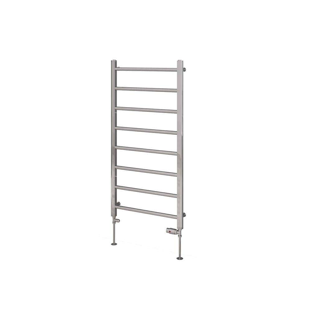 Eastbrook Ladder Rail 1200 x 600 / Central Heating Eastbrook Tuscan Round Heated Towel Rail in Chrome