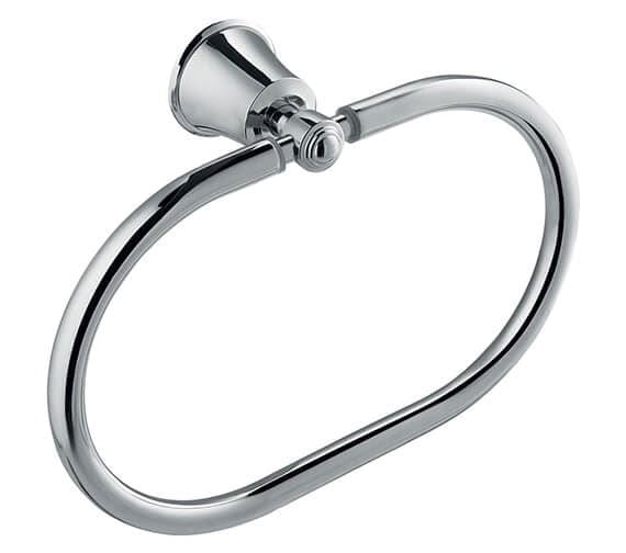 Flova Diamond Chrome Flova Liberty Towel Ring