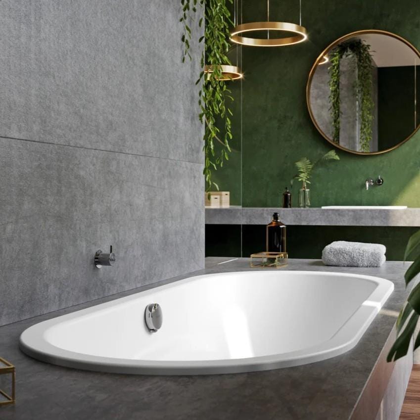 Kaldewei Double Ended Bath Kaldewei Classic Duo Oval 1700 x 750mm Inset Steel Bath with Leg Set