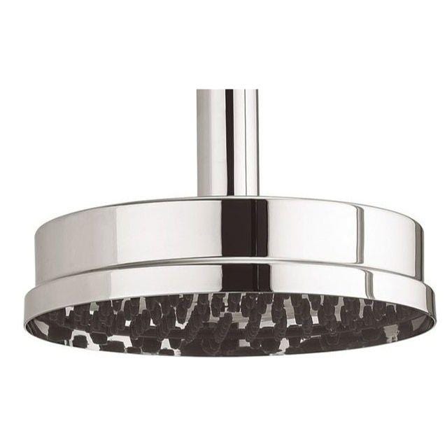 Crosswater Fixed Shower Head Chrome Crosswater MPRO Industrial Easy Clean 8" Shower Head