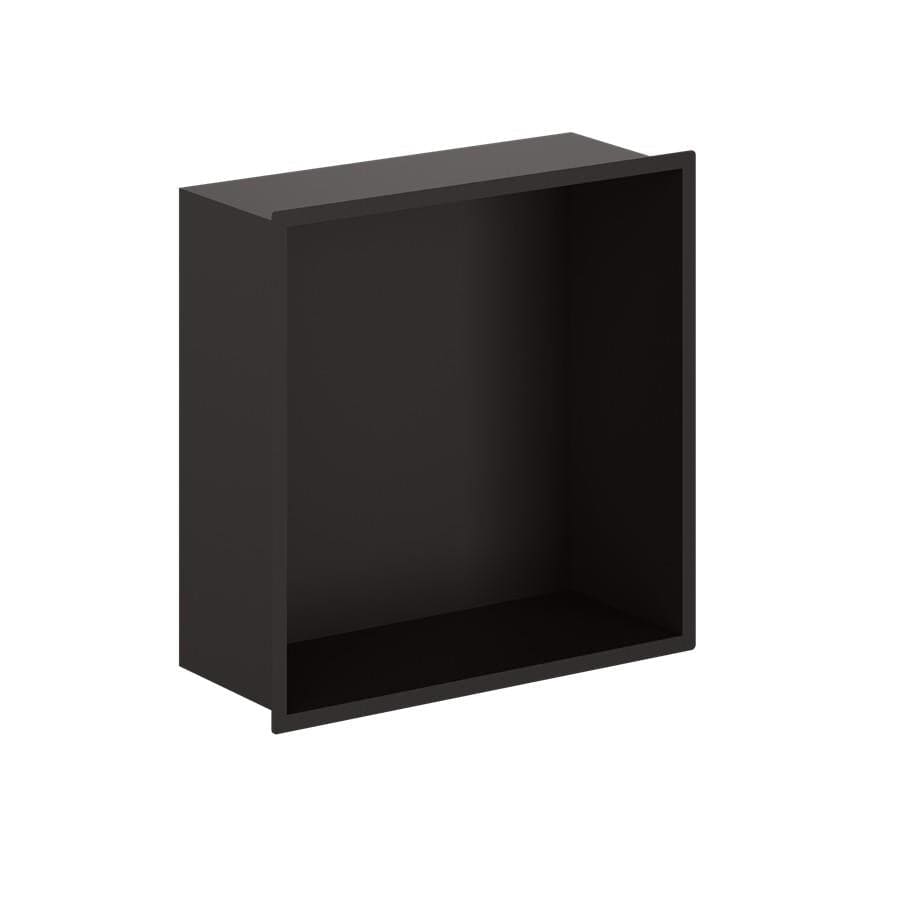 Crosswater Shelf Matt Black Crosswater Square Shower Niche - 305 x 305mm