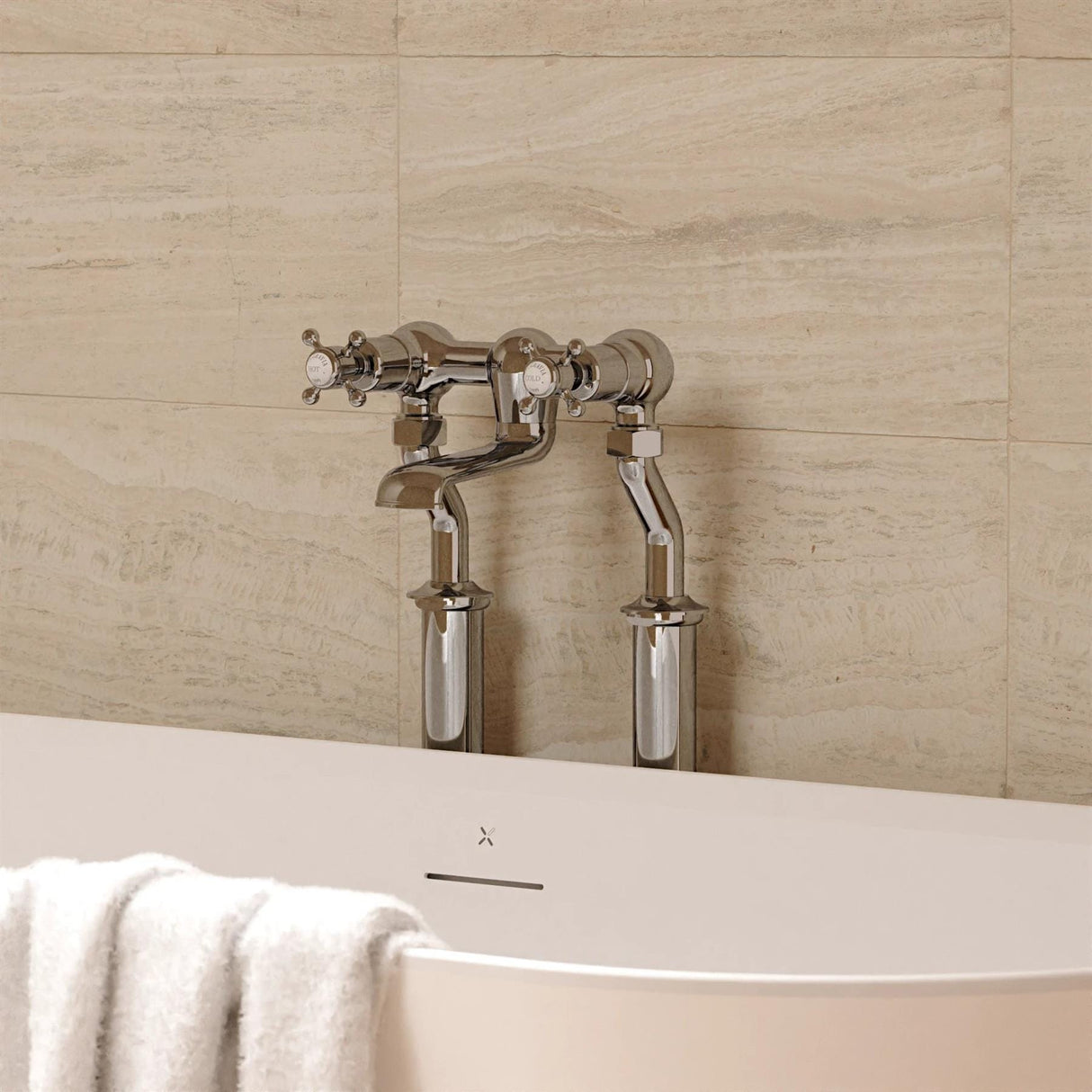 Crosswater Freestanding Bath Filler Crosswater Belgravia Floor Standing Bath Filler