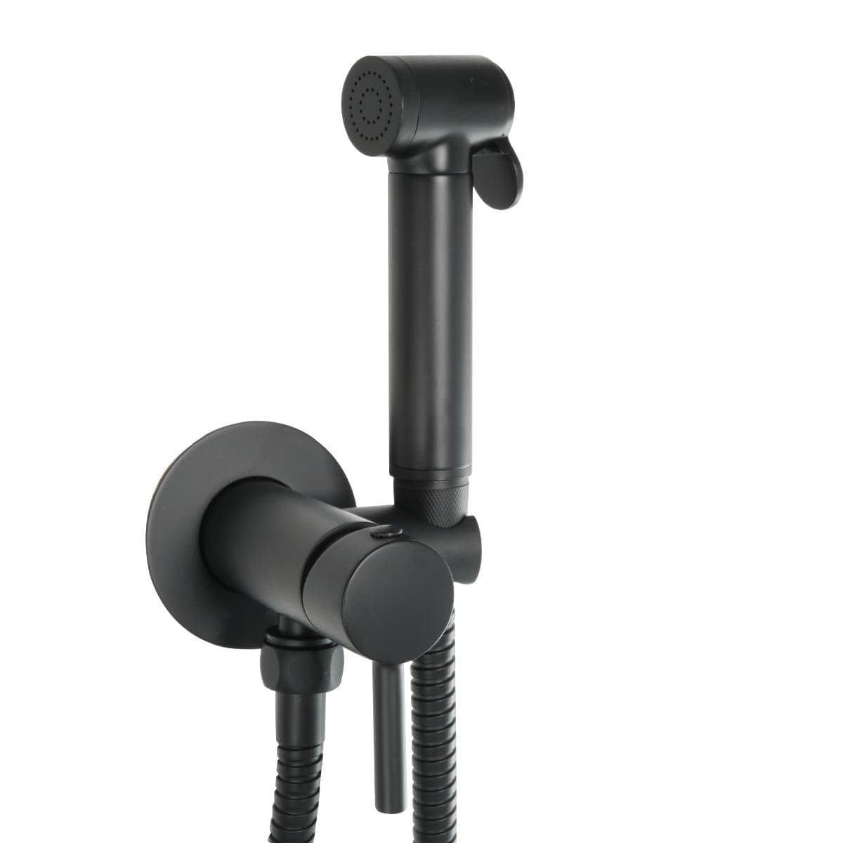 JTP Douches Matt Black JTP VOS Douche Set with Handset and Holder