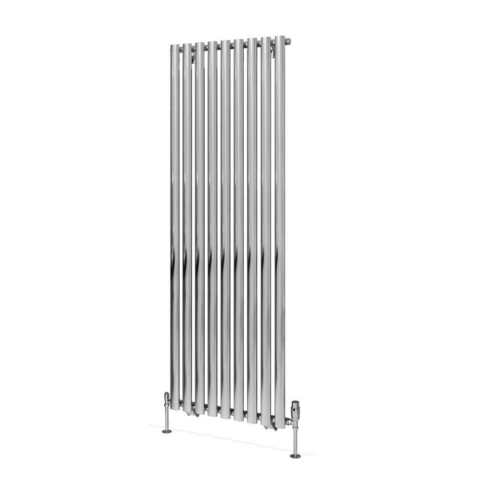 Eastbrook Designer Towel Radiator Eastbrook Tunstall Straight Vertical Designer Radiator in Chrome