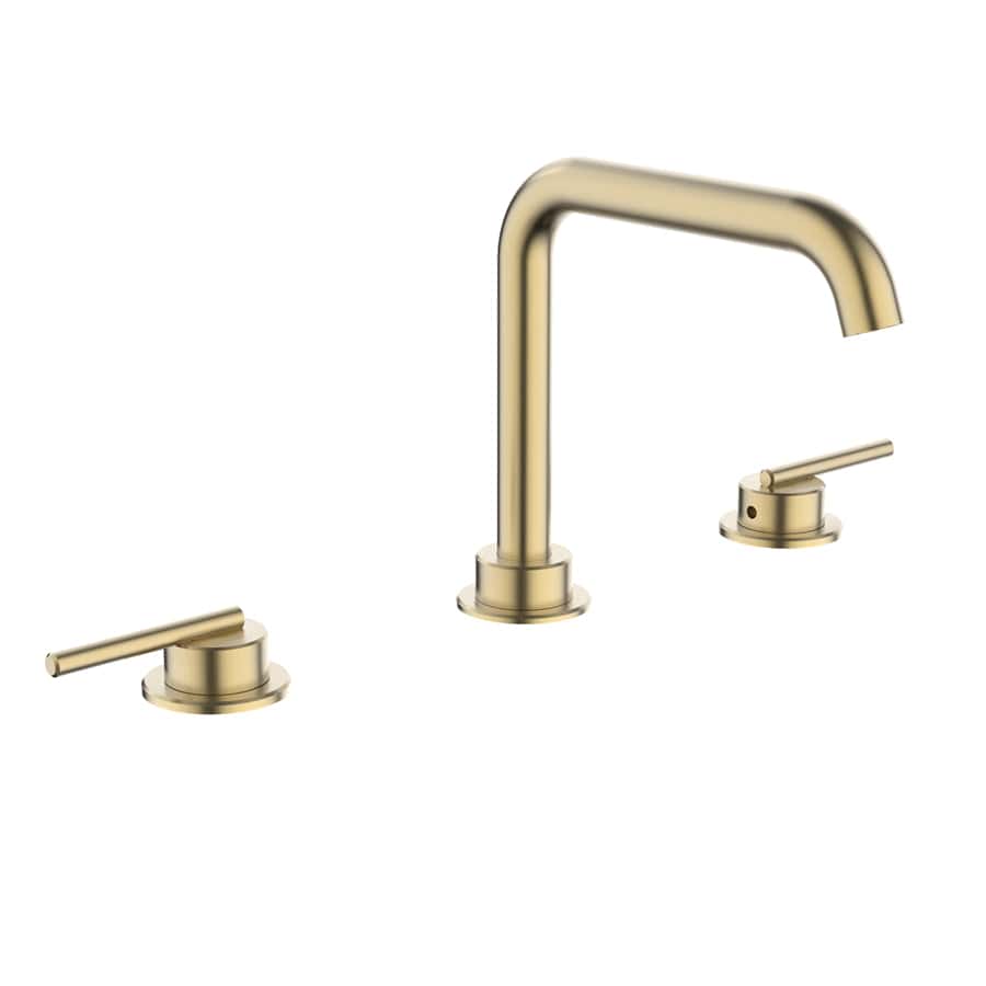 Crosswater 3 Tap Hole Basin Set Brushed Brass Crosswater 3ONE6 Lever 3 Hole Basin Mixer Tap