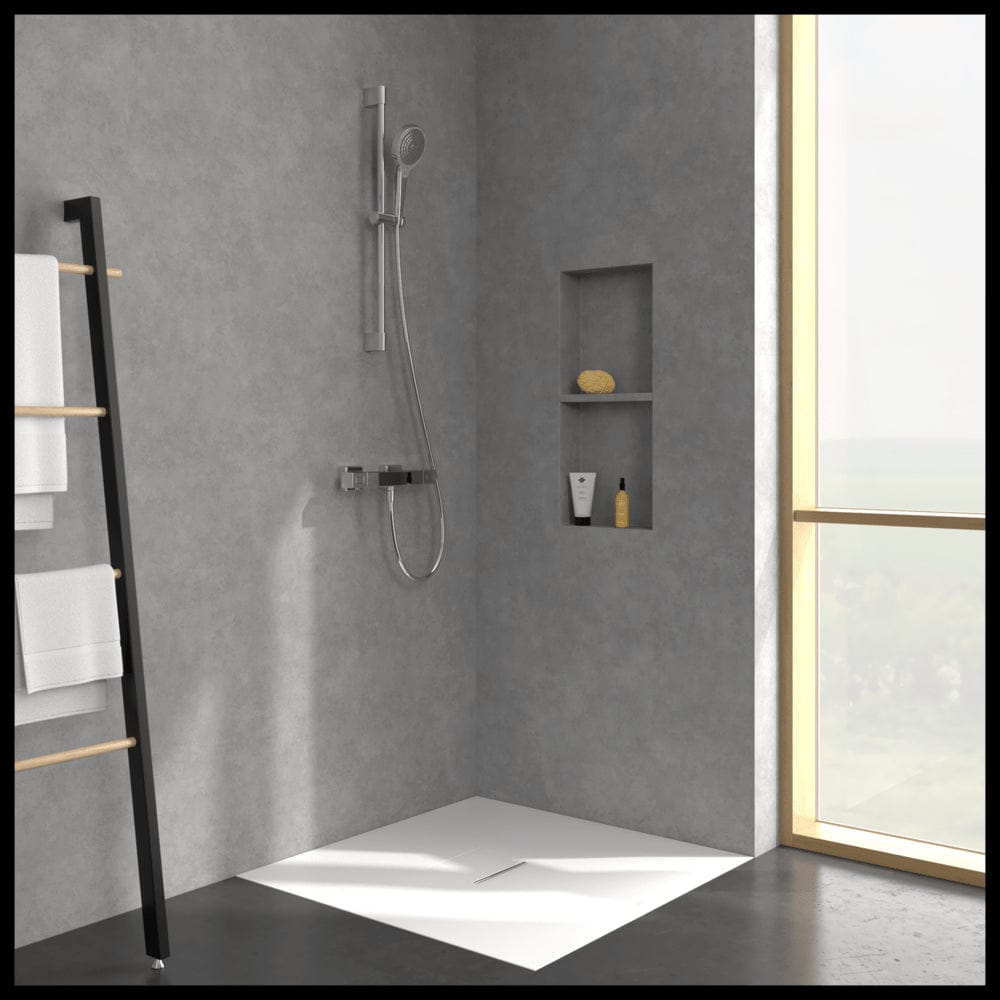 Villeroy & Boch Exposed Shower Valve Villeroy & Boch Universal Exposed Thermostatic Square Shower Valve