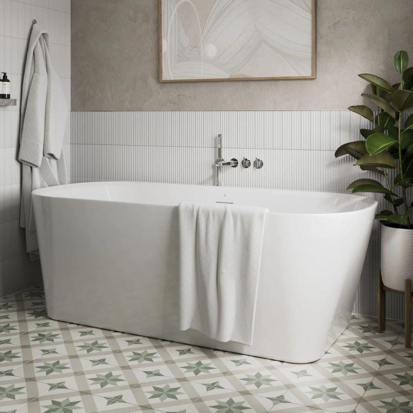 Crosswater Modern Freestanding Bath Crosswater Carne Freestanding Bath