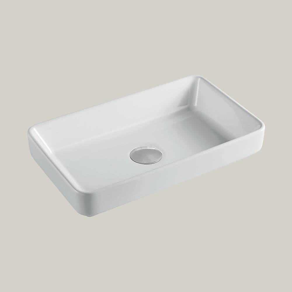 Imex Countertop Basin Imex Alma Square Countertop Basin - 550mm - White