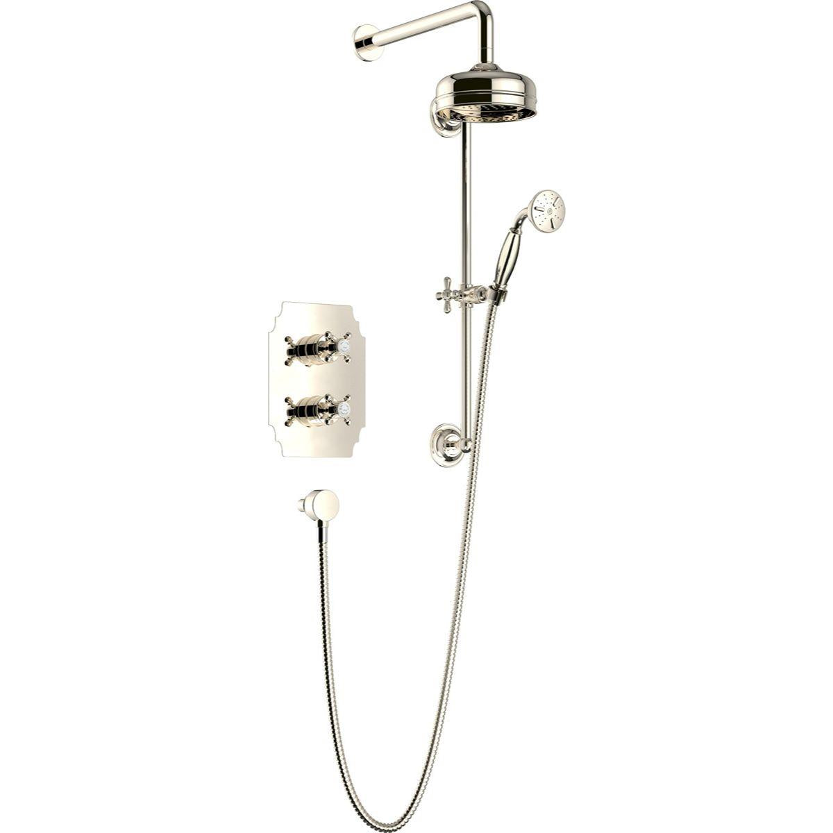 Heritage Hartlebury Concealed Shower with Deluxe Fixed Head and Premium Flexible Kit