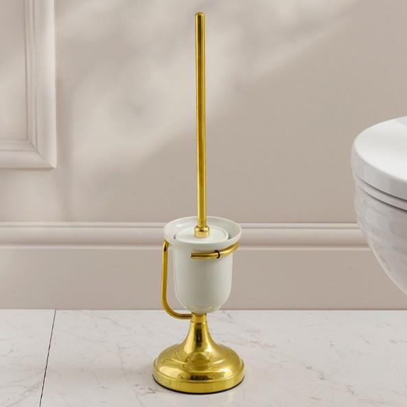 Miller Toilet Brush Miller Signature Freestanding Traditional Toilet Brush and Holder