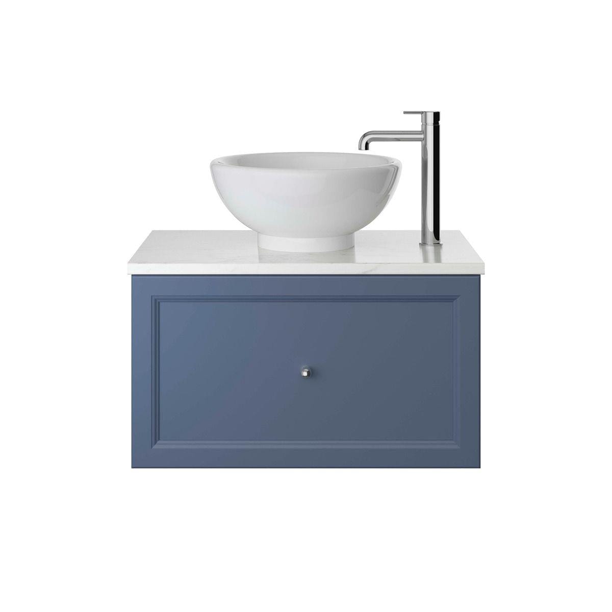 Heritage Wall Mounted Vanity Unit Heritage Caversham Wall Mounted Vanity Unit with Worktop - 1400mm